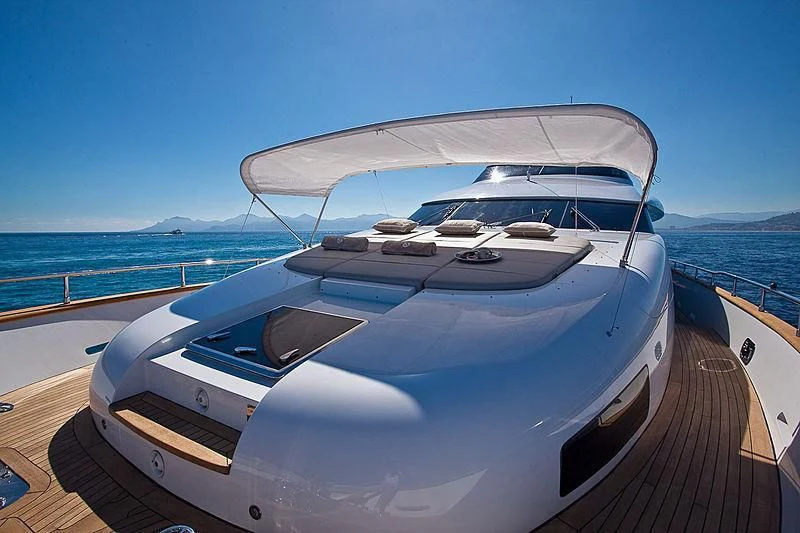 a boat on a dock aboard DADDY'S DREAM 888 Yacht for Charter