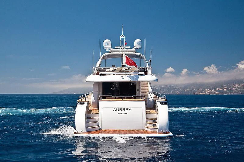 a boat in the water aboard DADDY'S DREAM 888 Yacht for Charter