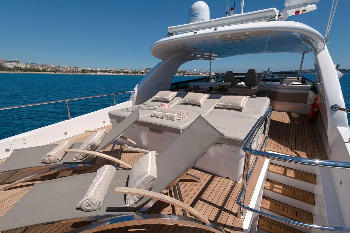 a boat on the water aboard DADDY'S DREAM 888 Yacht for Charter