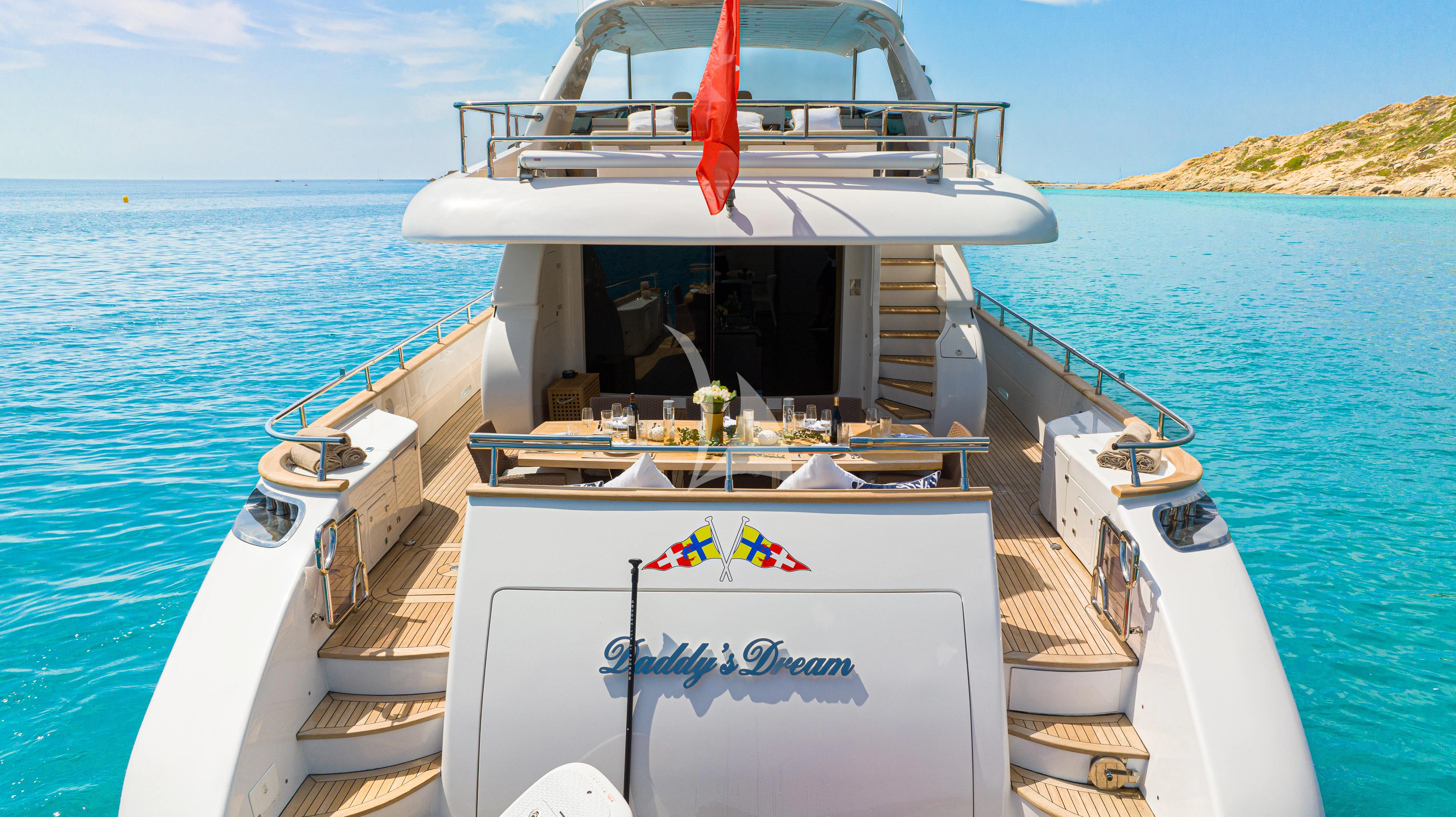 a boat on the water aboard DADDY'S DREAM 888 Yacht for Charter