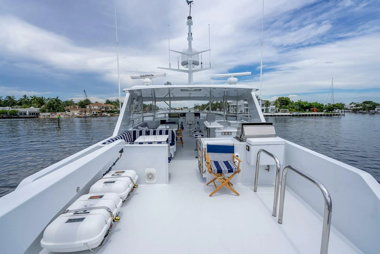 a boat on the water aboard MY WAY Yacht for Sale