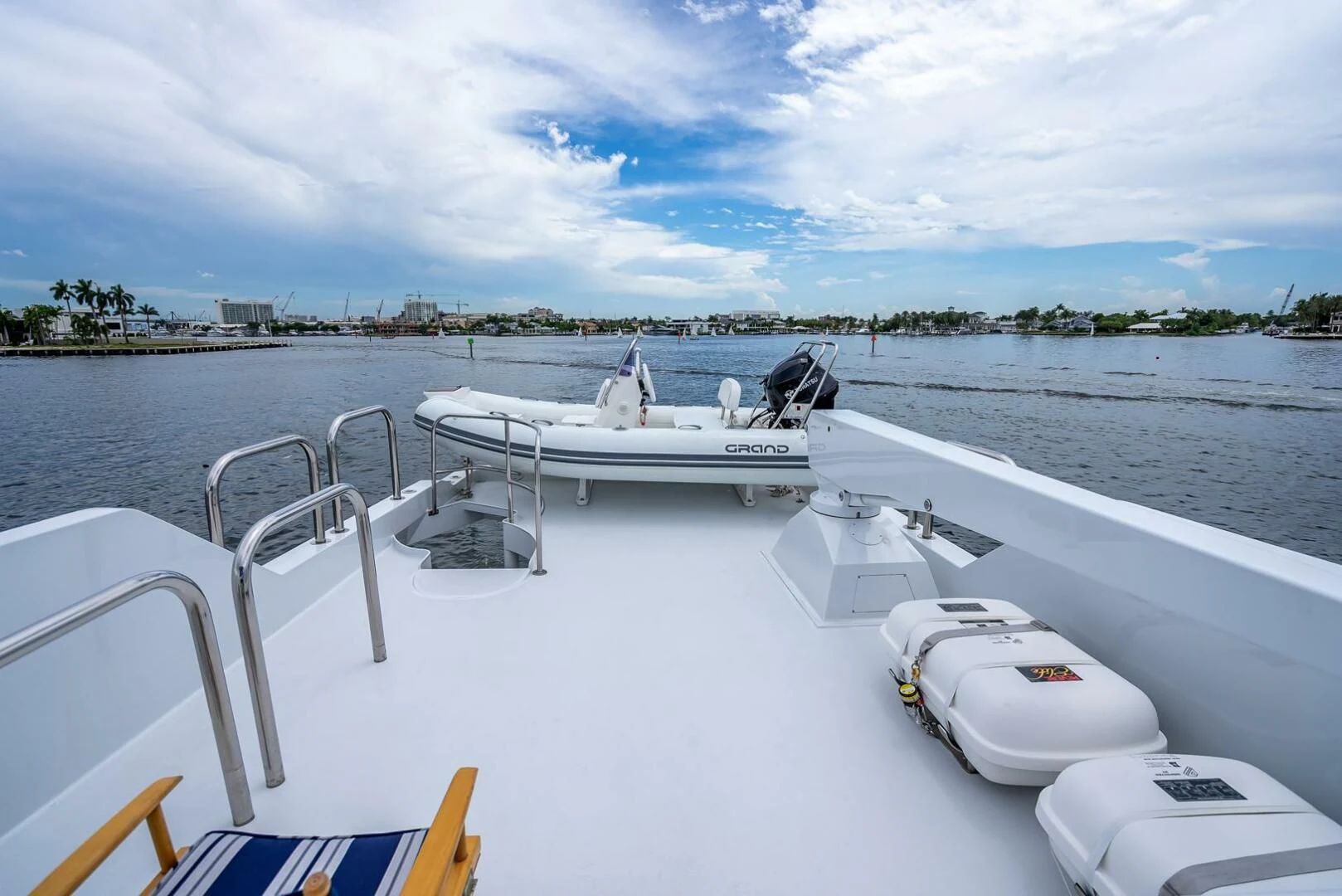 a boat on the water aboard MY WAY Yacht for Sale