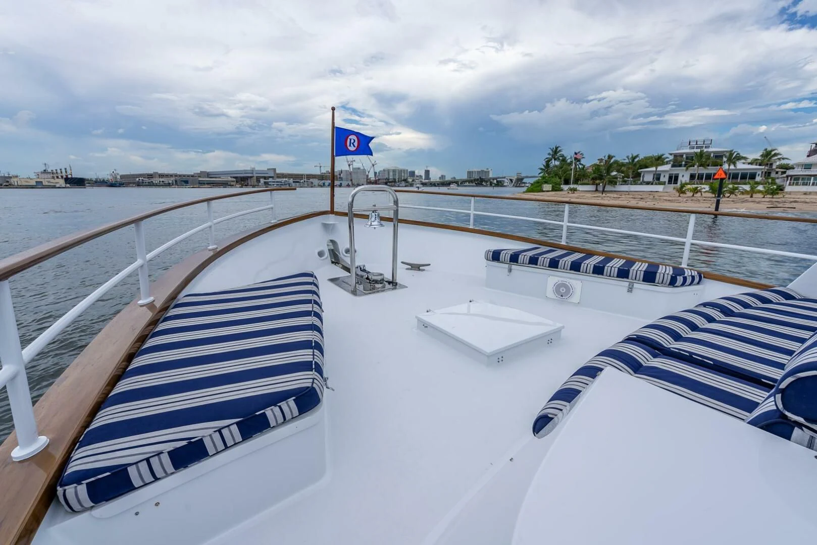 a couple of solar panels aboard MY WAY Yacht for Sale
