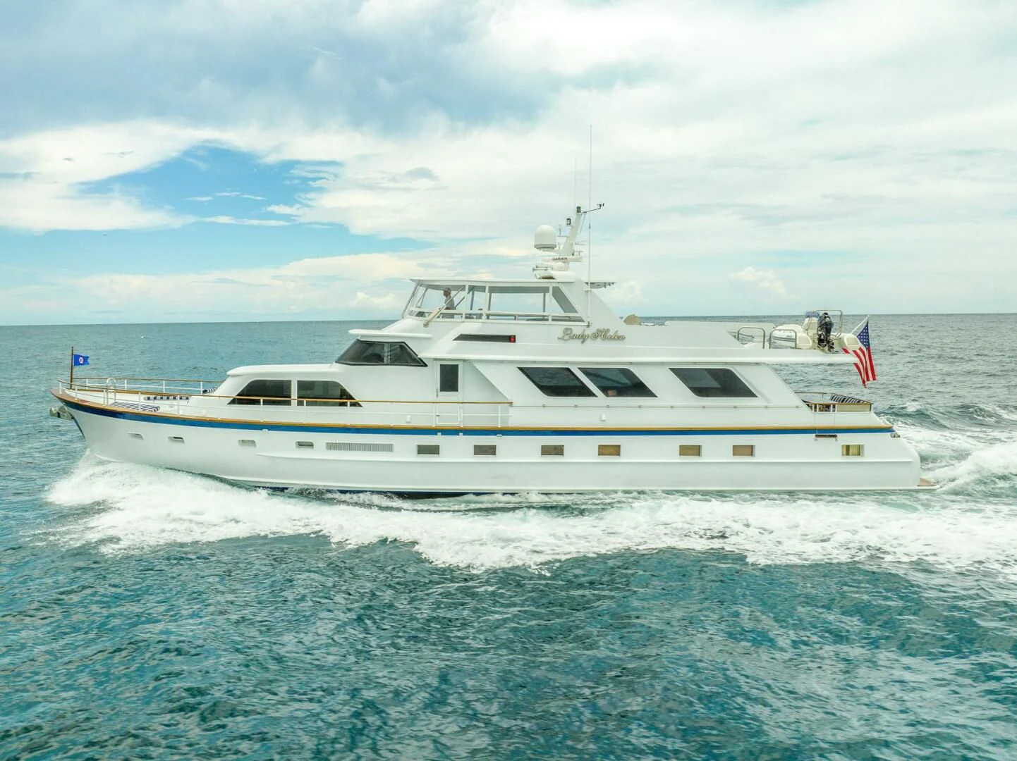 a boat on the water aboard MY WAY Yacht for Sale