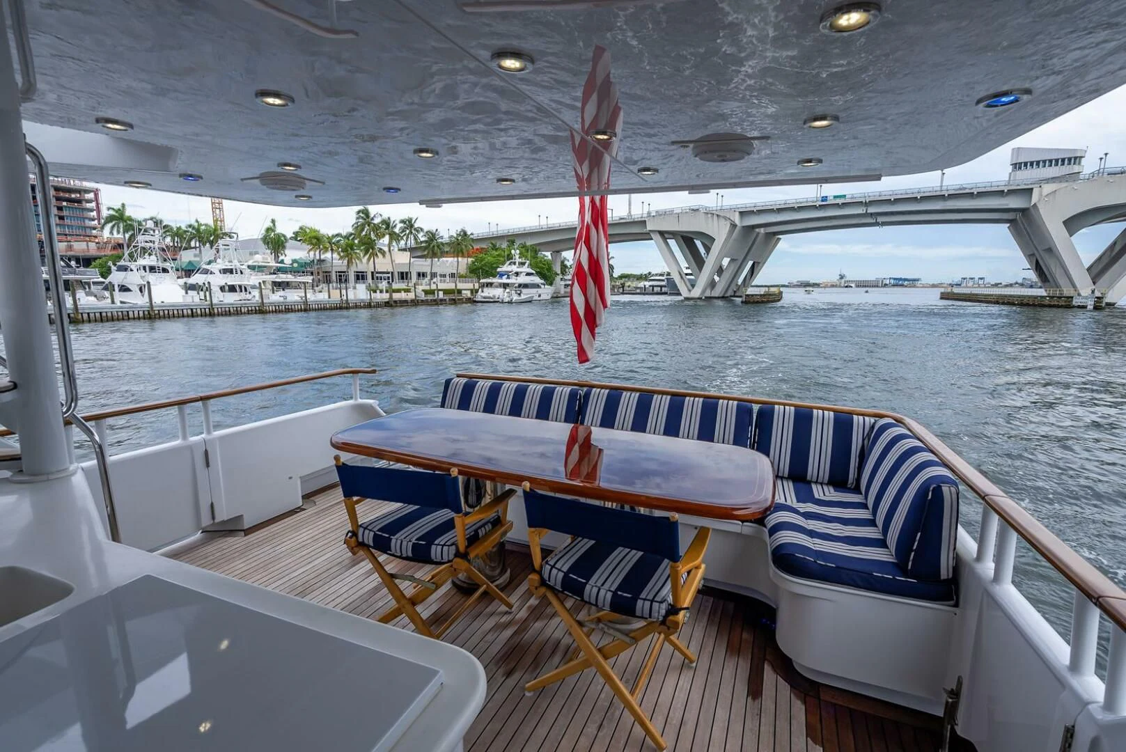 a boat on the water aboard MY WAY Yacht for Sale
