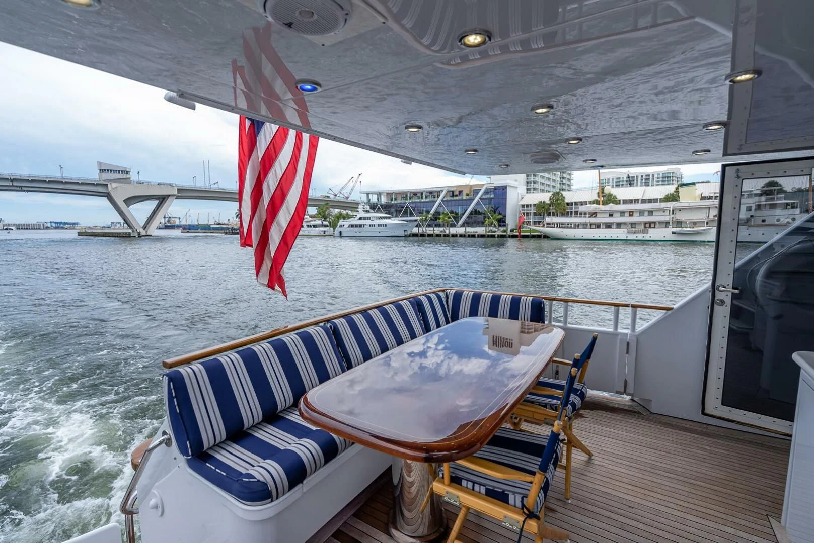 a boat on the water aboard MY WAY Yacht for Sale