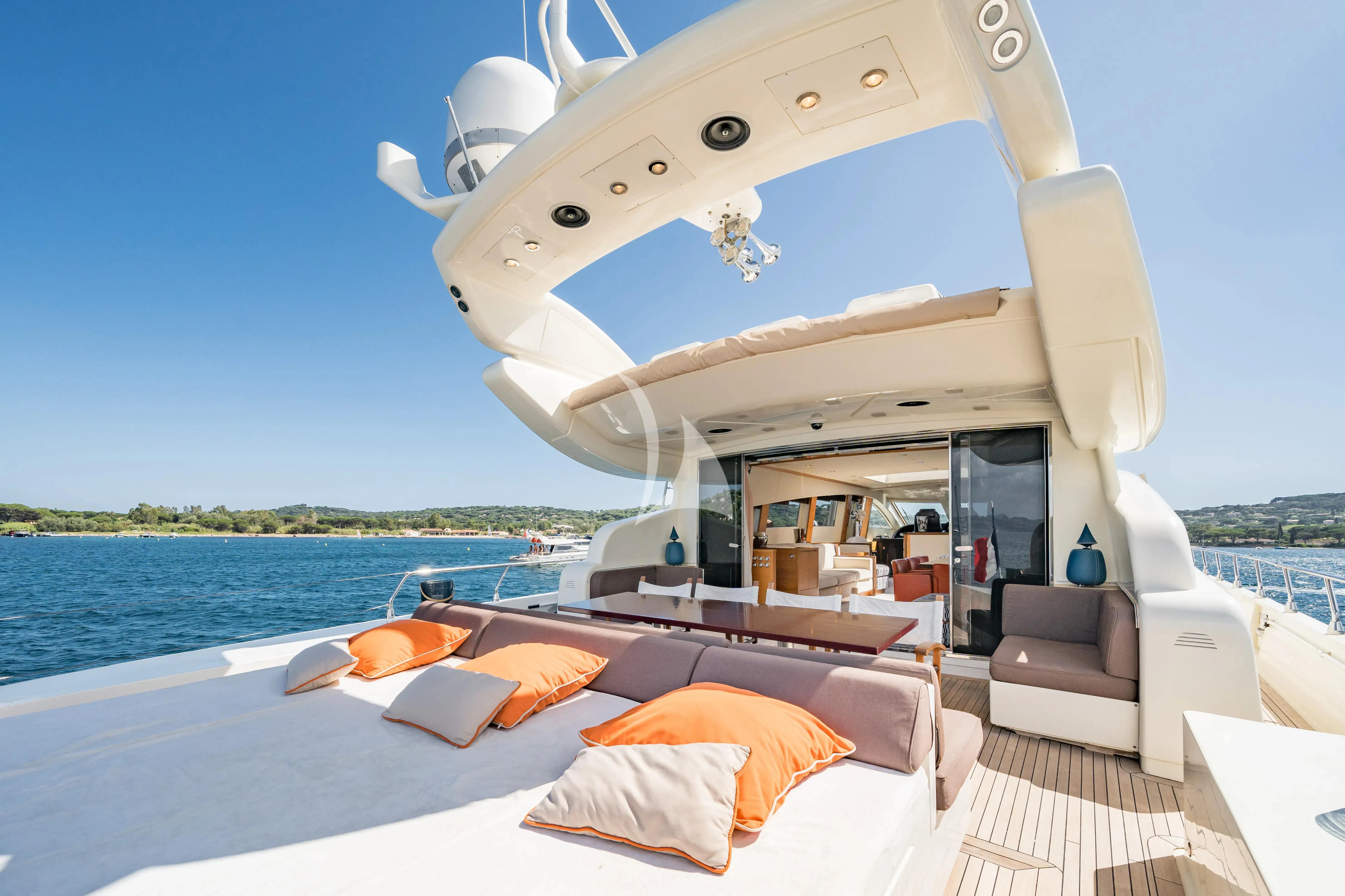 a boat on the water aboard ECLAT Yacht for Sale