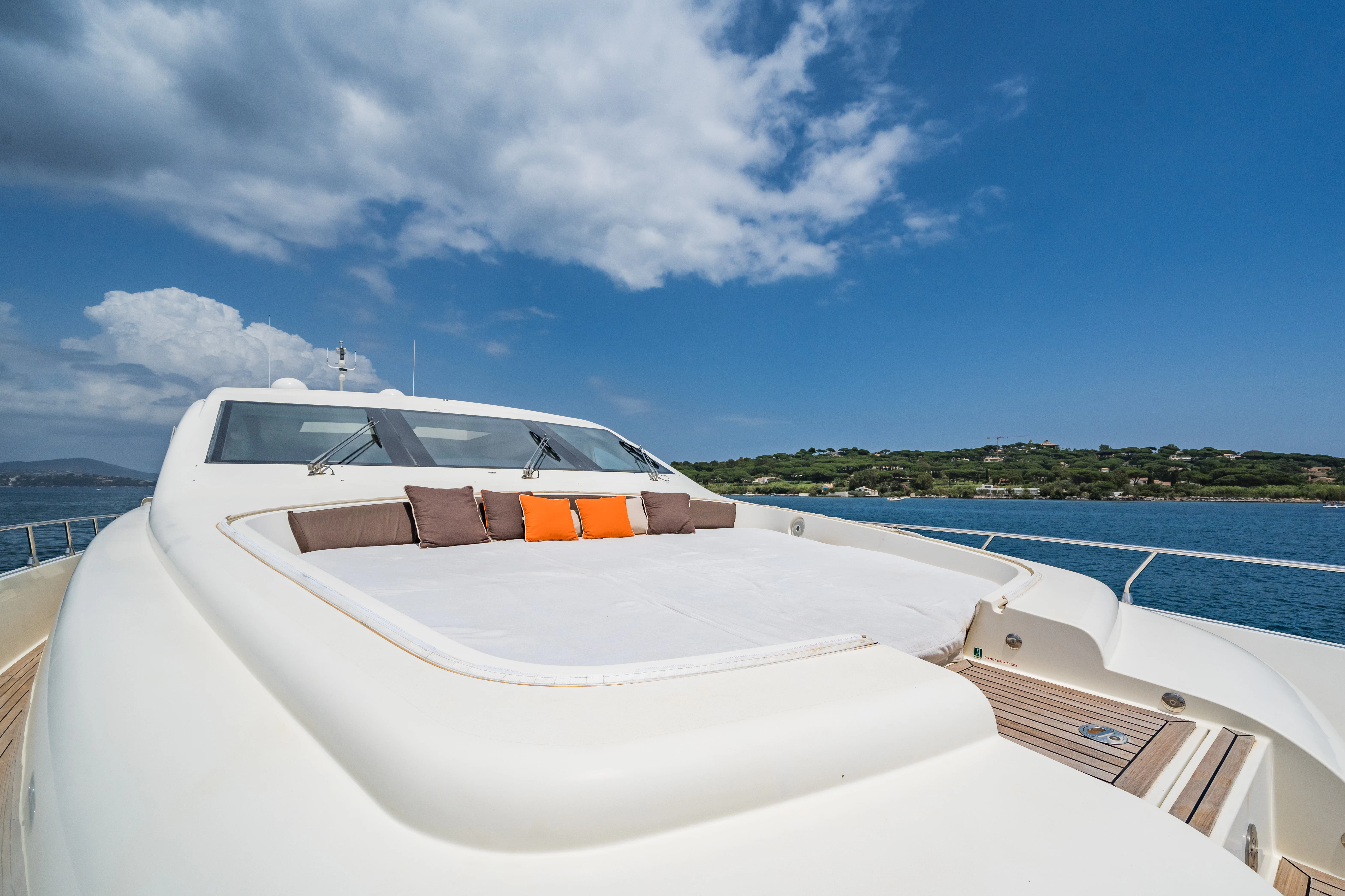a boat on the water aboard ECLAT Yacht for Sale