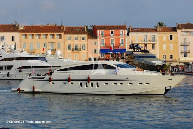 a boat on the water aboard ECLAT Yacht for Sale