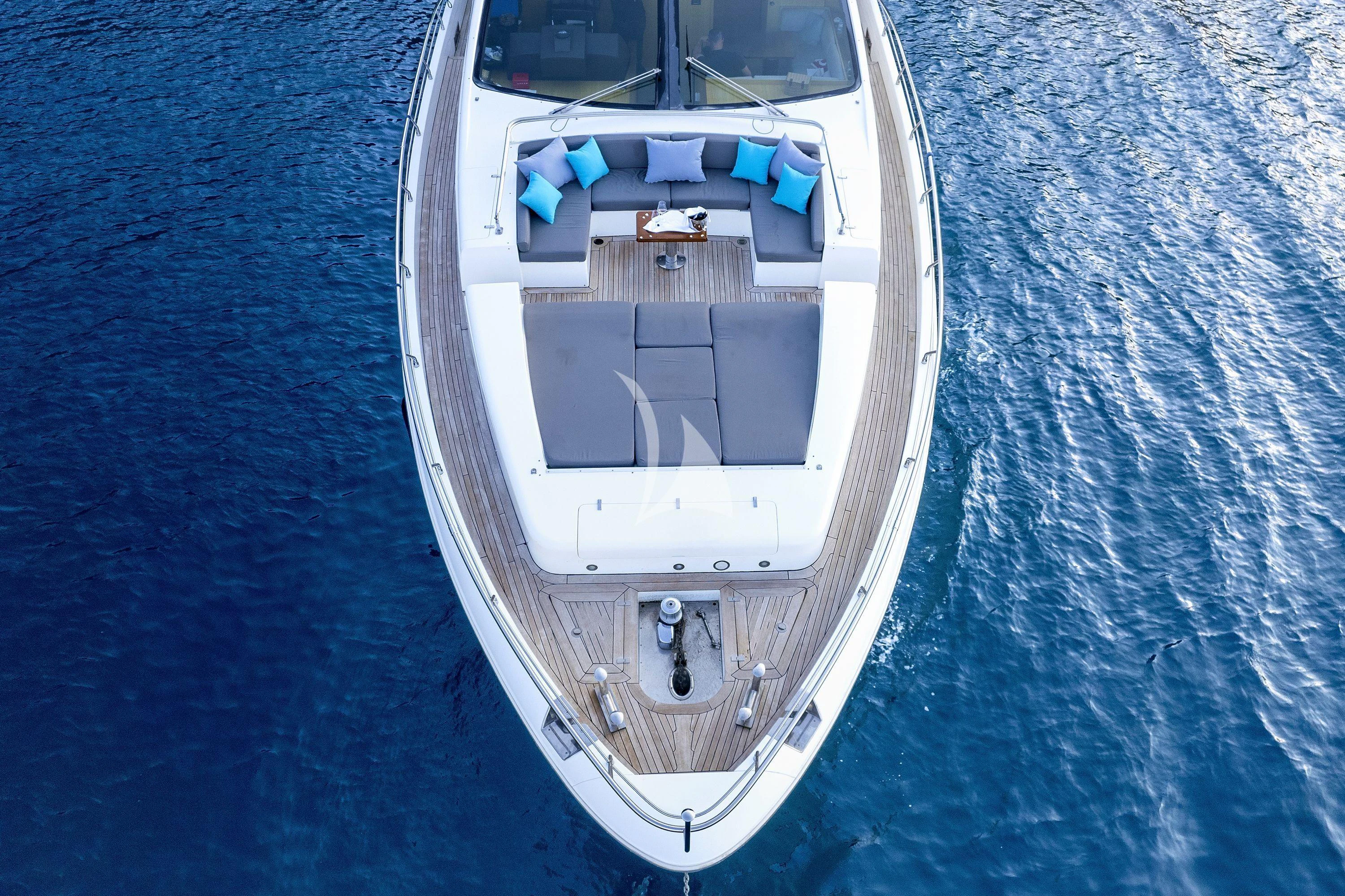 a boat on the water aboard HUBO Yacht for Sale