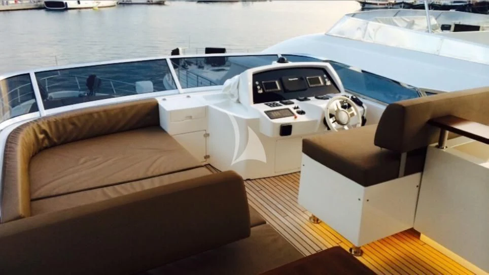 a boat on the water aboard HUBO Yacht for Sale
