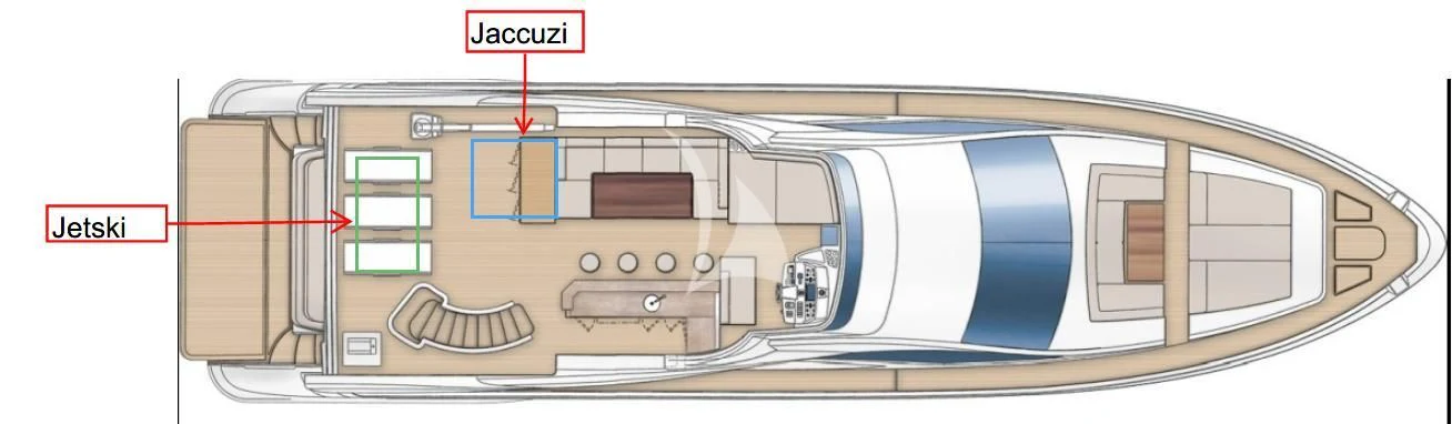 diagram aboard HUBO Yacht for Sale