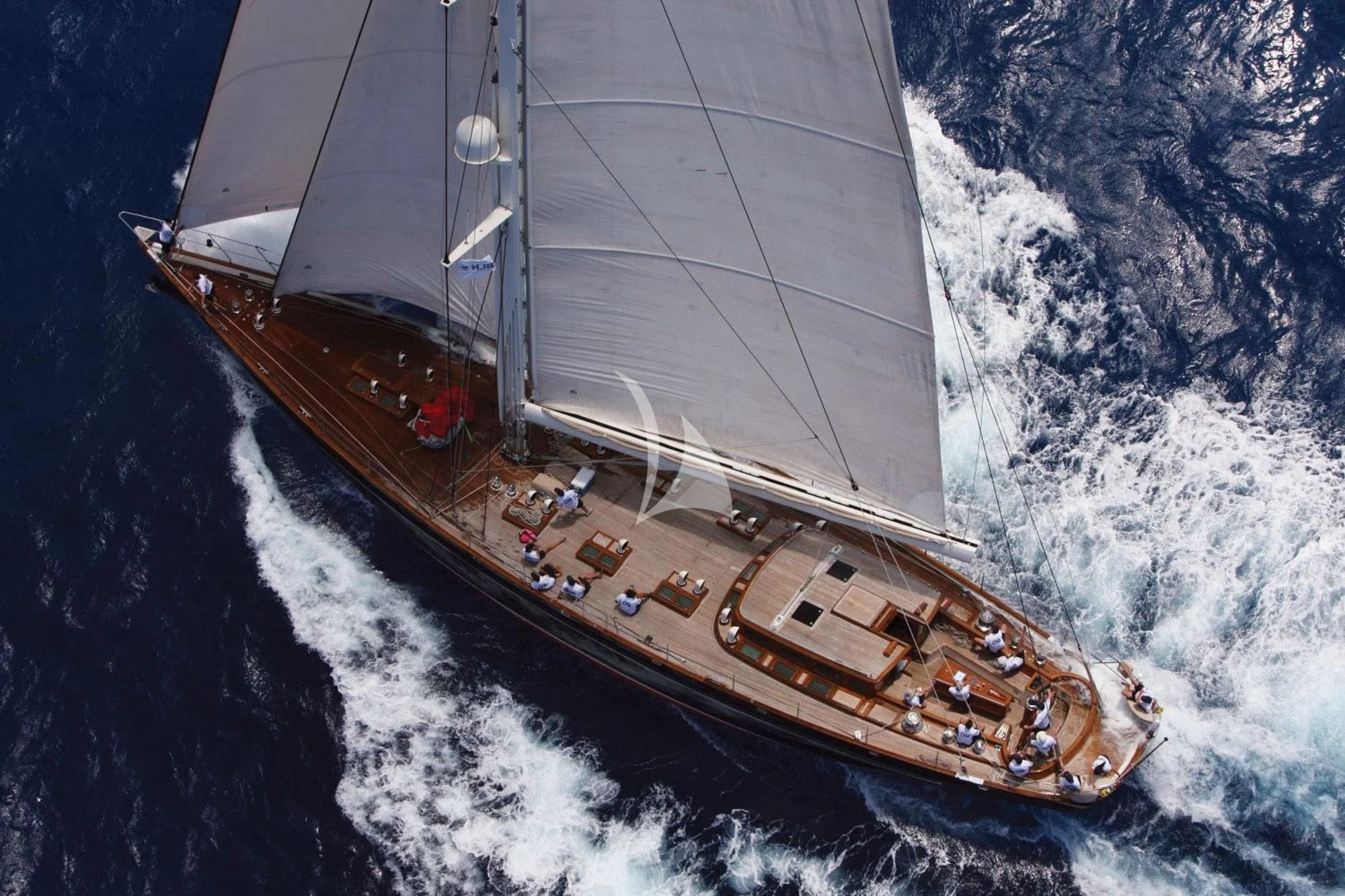 a ship in the water aboard SHAMOUN Yacht for Sale