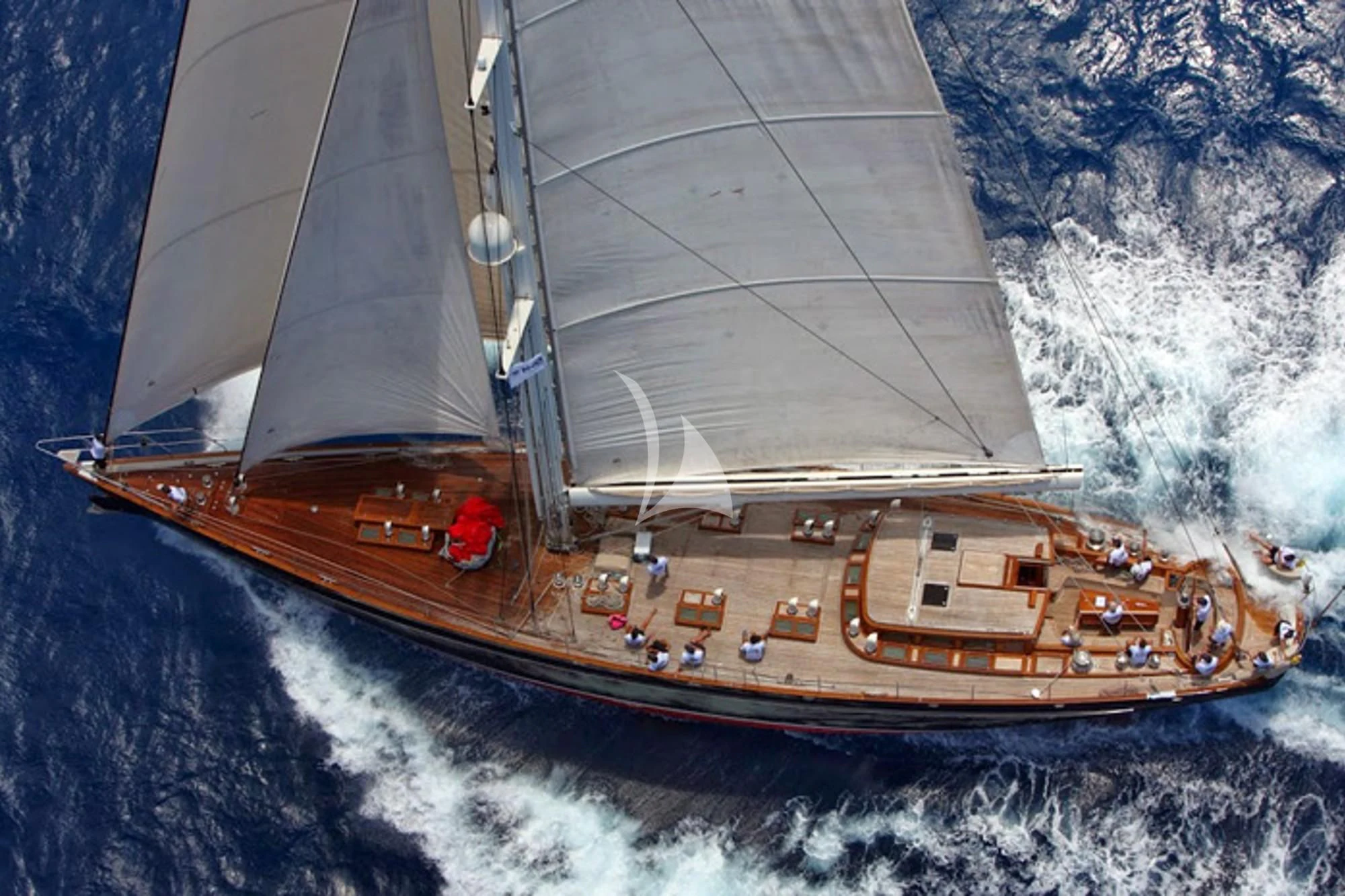 a ship in the water aboard SHAMOUN Yacht for Sale