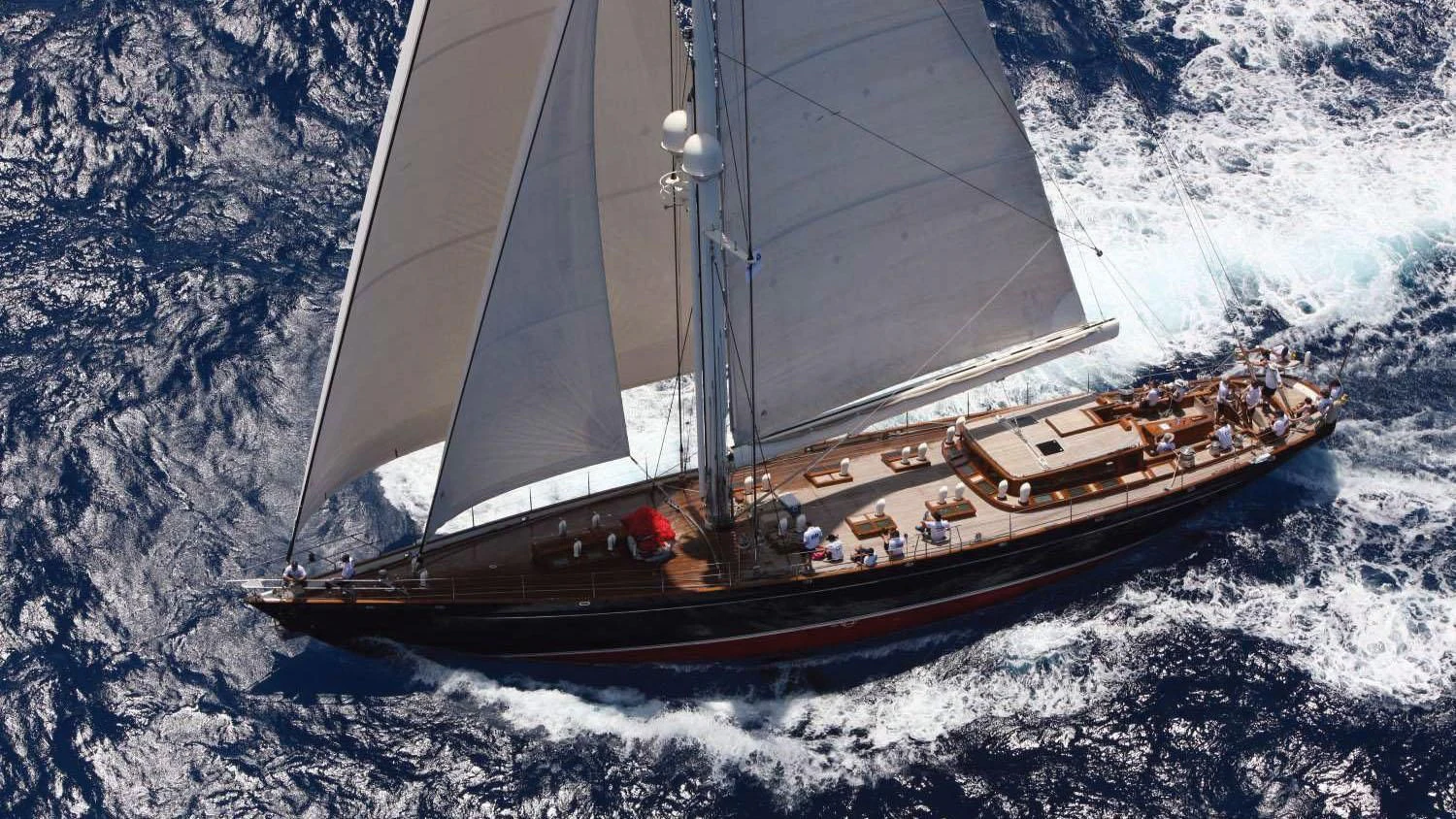 a ship in the water aboard SHAMOUN Yacht for Sale