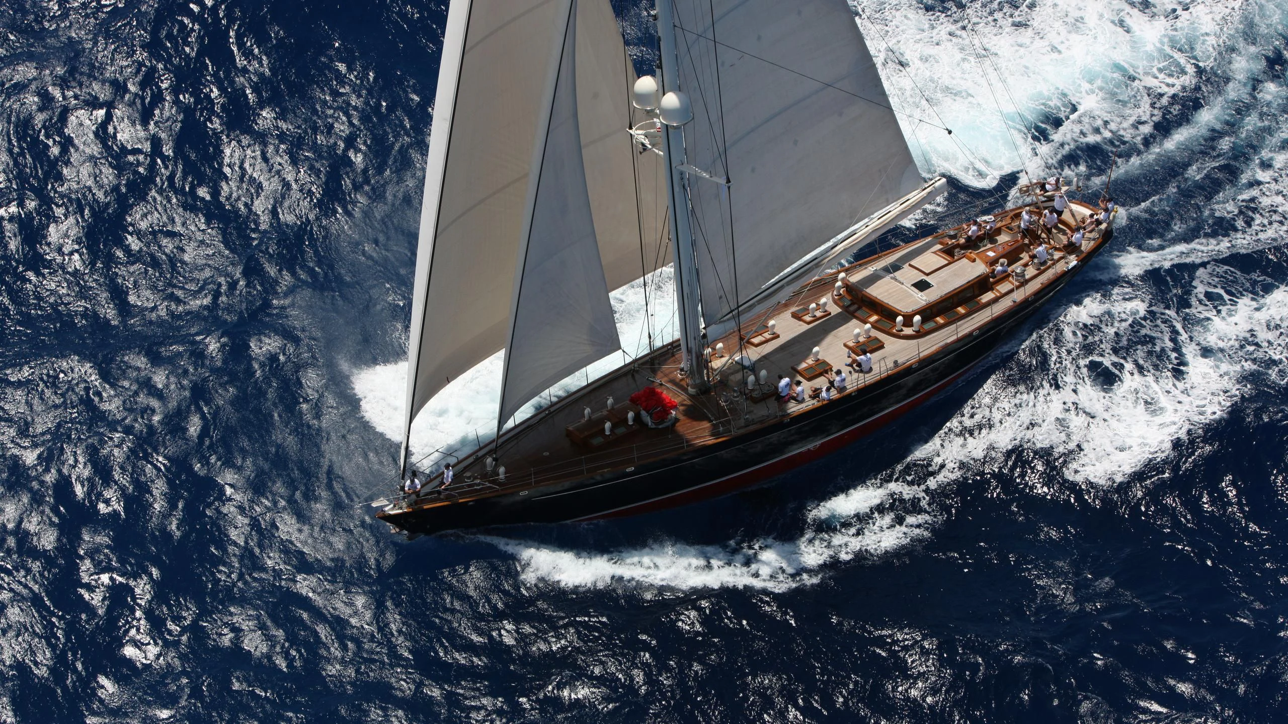 a ship in the water aboard SHAMOUN Yacht for Sale