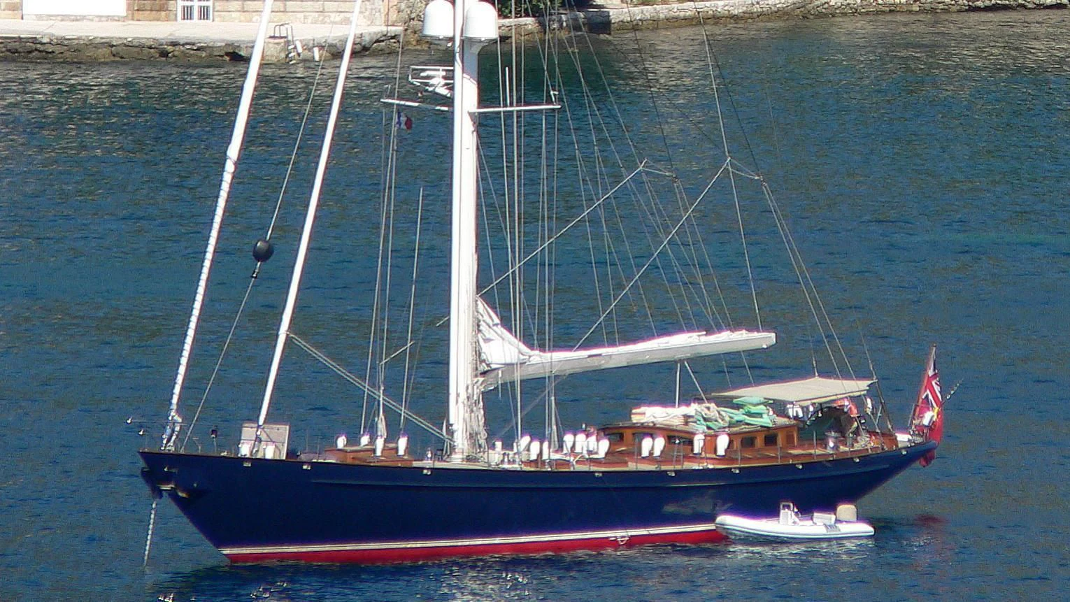a boat on the water aboard SHAMOUN Yacht for Sale