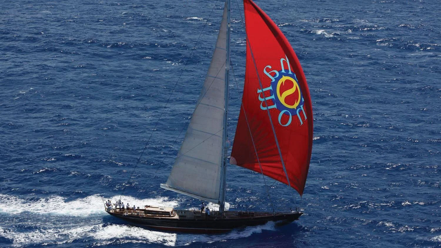 a sailboat on the water aboard SHAMOUN Yacht for Sale