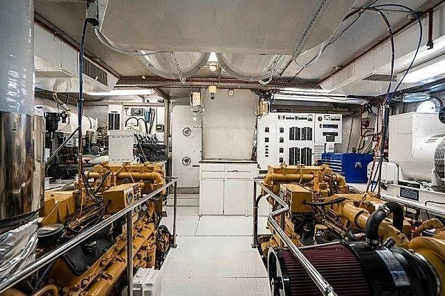 a factory with machinery aboard IVORY LADY Yacht for Sale