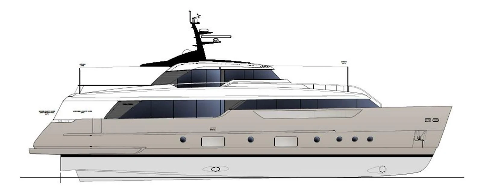 diagram aboard 2021 SANLORENZO SD96 #95 Yacht for Sale