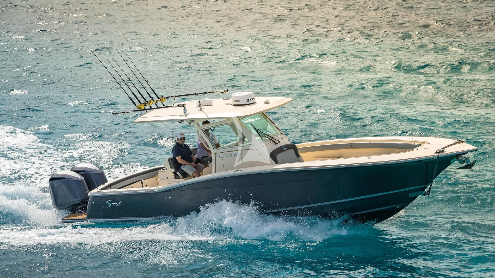 a boat in the water aboard TAIL LIGHTS Yacht for Sale