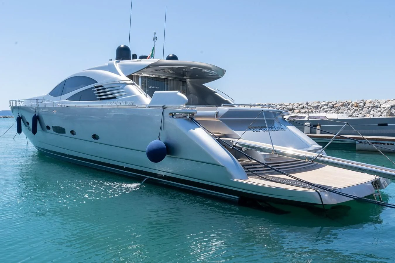a boat in the water aboard APHRODITE Yacht for Sale