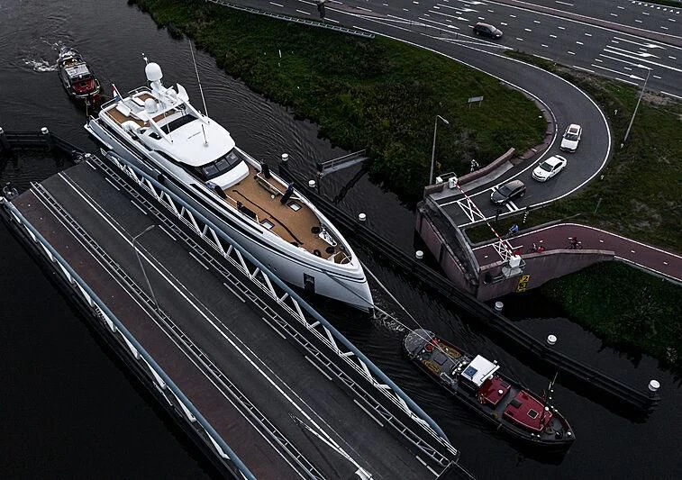 a boat on the water aboard TOTALLY NUTS Yacht for Sale