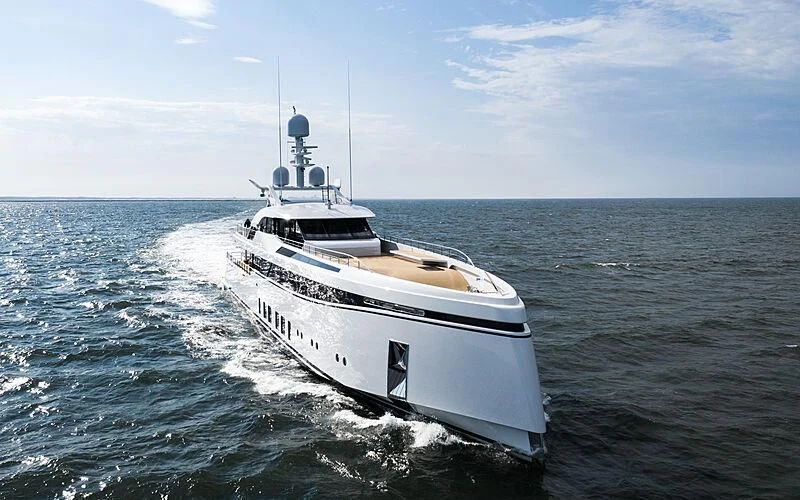 a boat in the water aboard TOTALLY NUTS Yacht for Sale