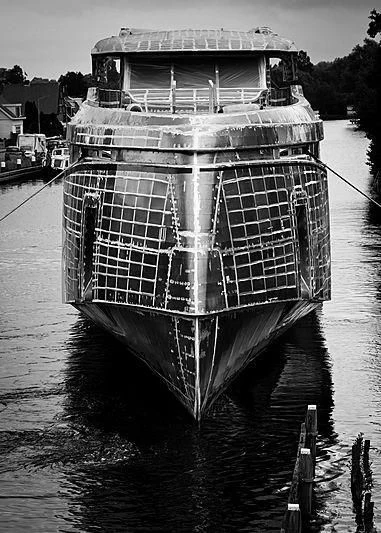 a large metal container on a body of water aboard TOTALLY NUTS Yacht for Sale