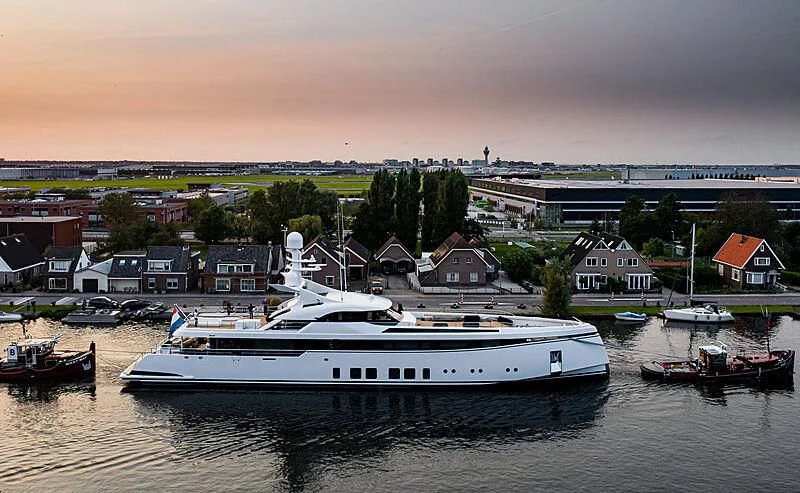 a boat in the water aboard TOTALLY NUTS Yacht for Sale