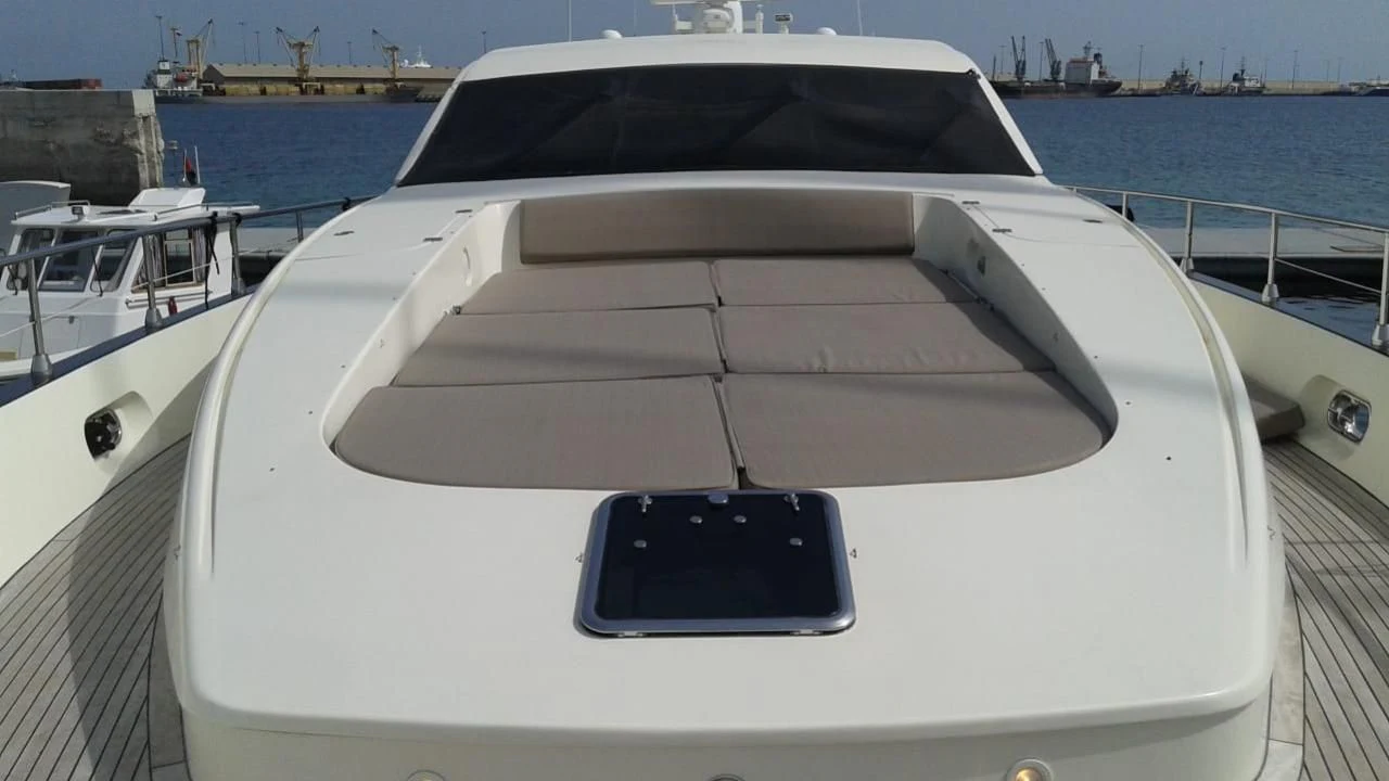 a boat on the water aboard PRINCESS AYESHA I Yacht for Sale