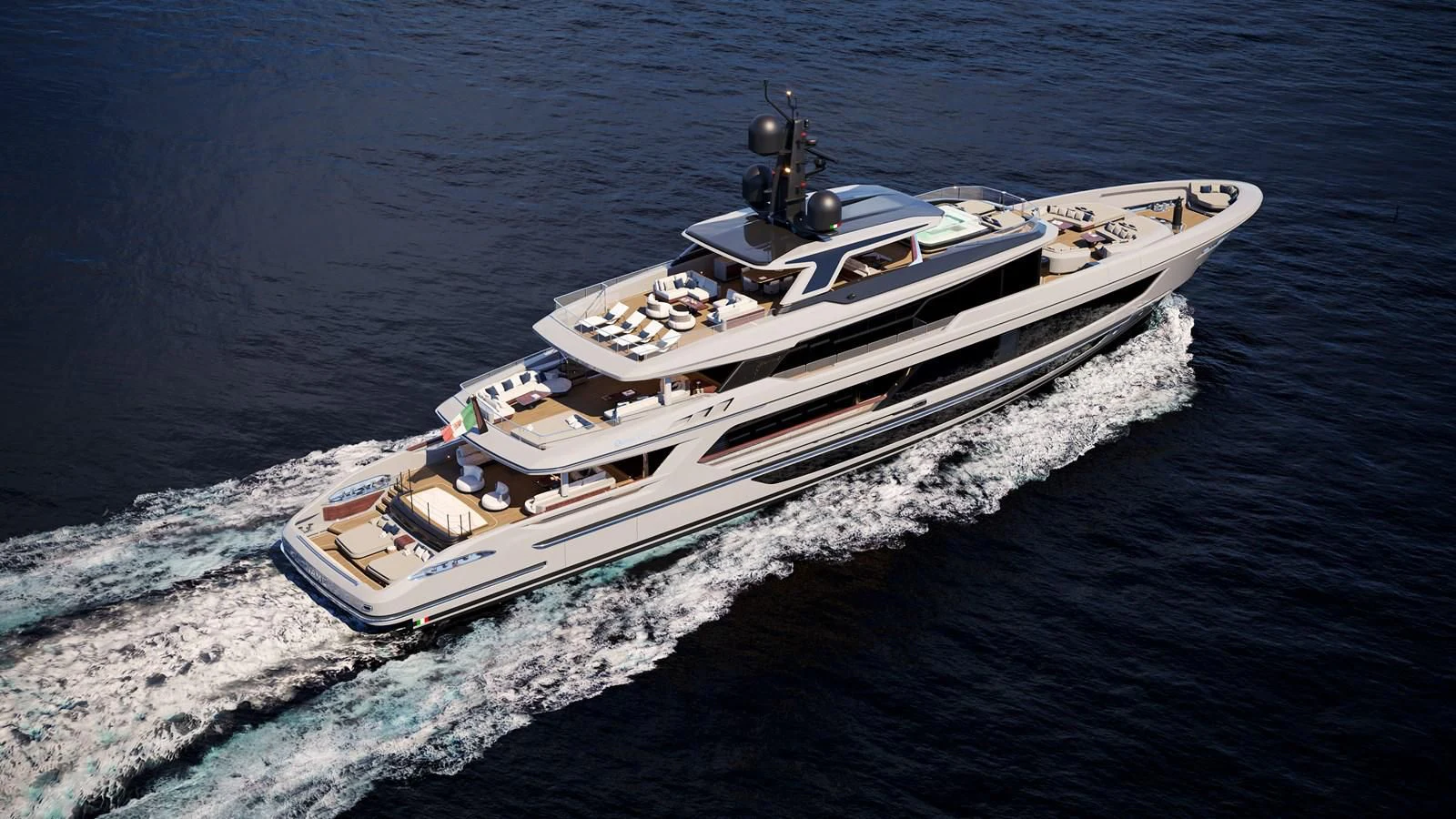 a ship on the water aboard BAGLIETTO 52M T LINE HULL 09 Yacht for Sale