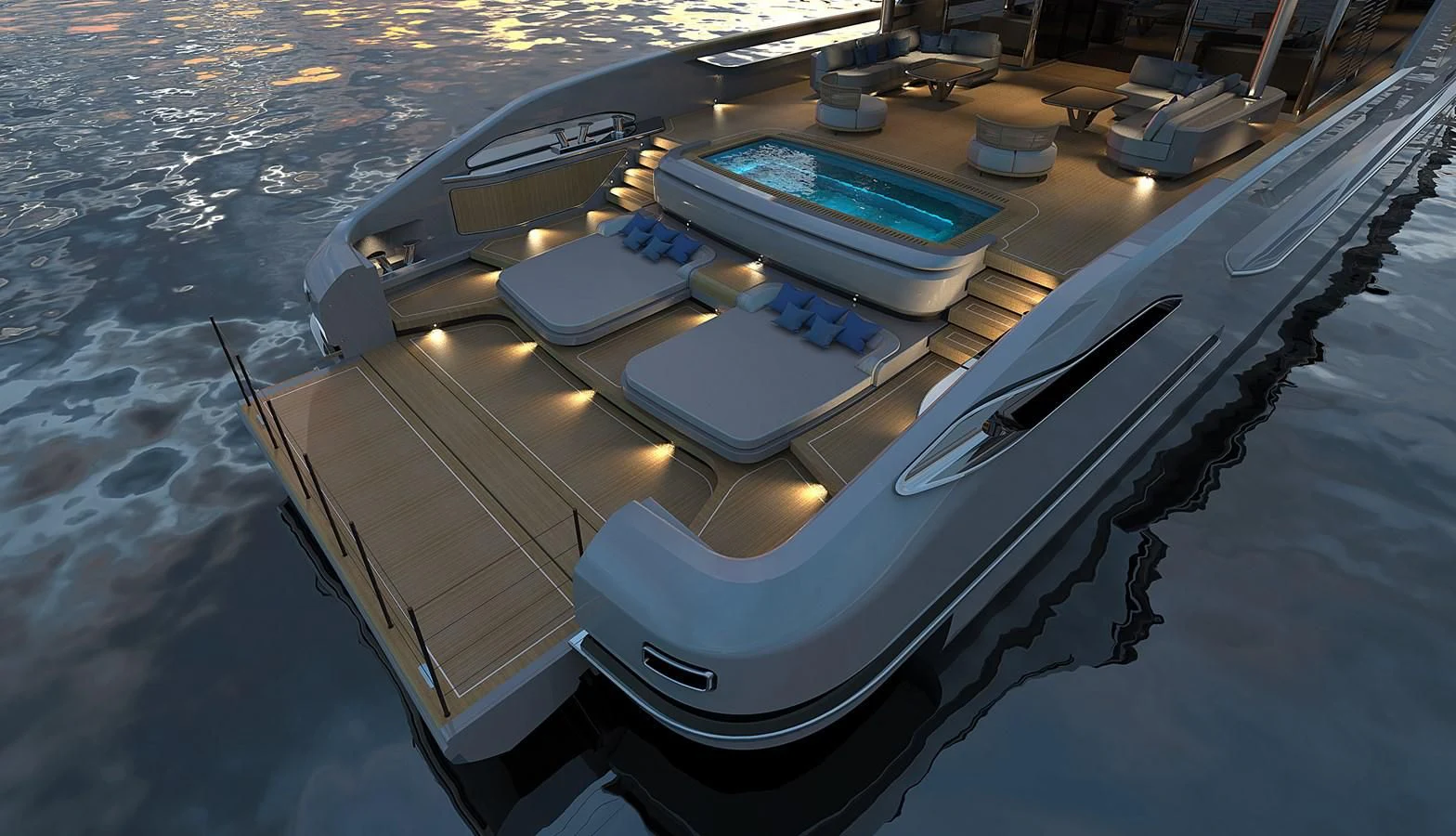 a model of a space ship aboard BAGLIETTO 52M T LINE HULL 09 Yacht for Sale