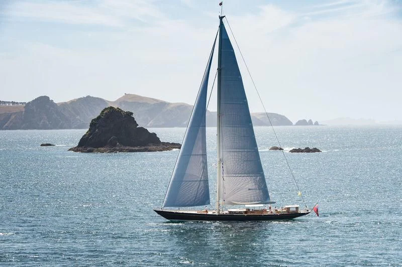 a sailboat on the water aboard PUMULA Yacht for Sale