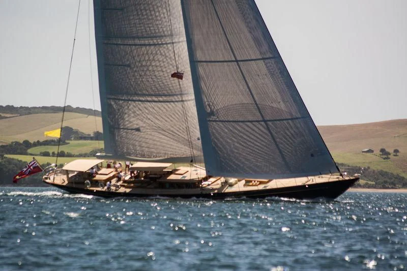 a sailboat on the water aboard PUMULA Yacht for Sale