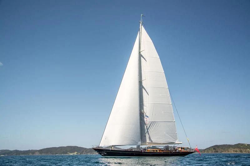 a sailboat on the water aboard PUMULA Yacht for Sale