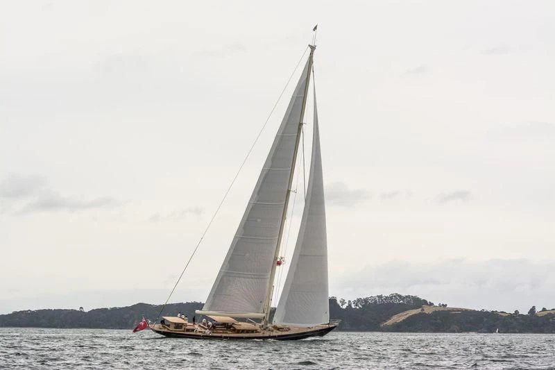 a sailboat on the water aboard PUMULA Yacht for Sale
