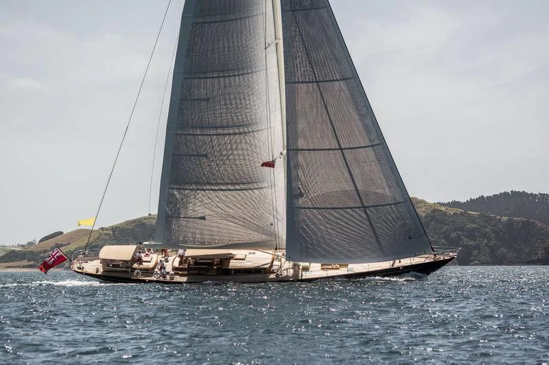 a sailboat on the water aboard PUMULA Yacht for Sale