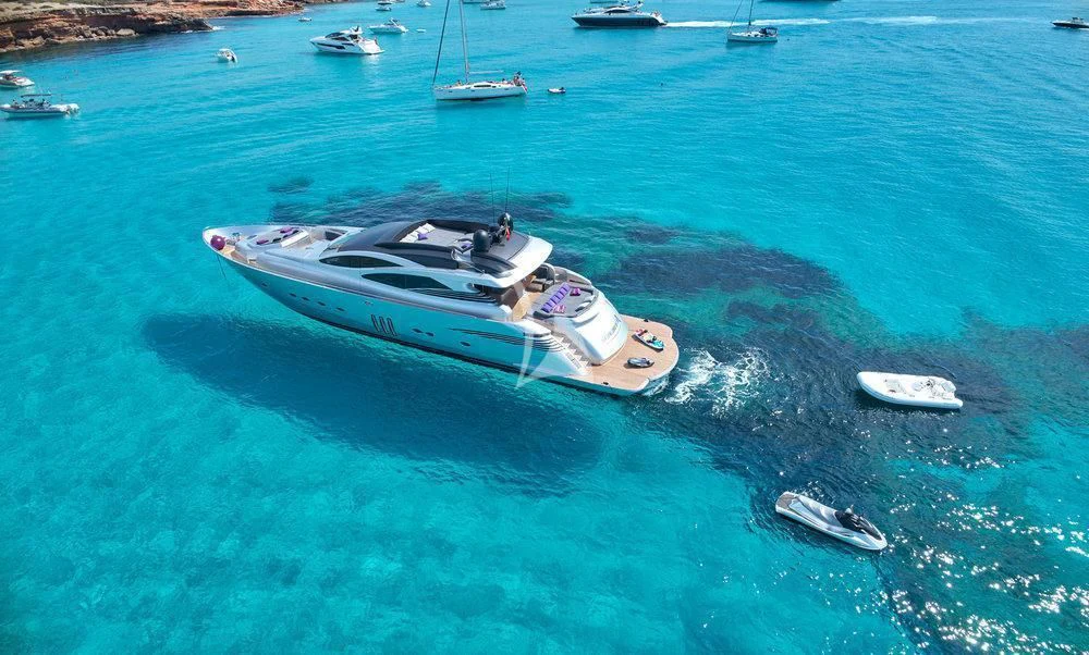 a boat on the water aboard XAMAN Yacht for Sale