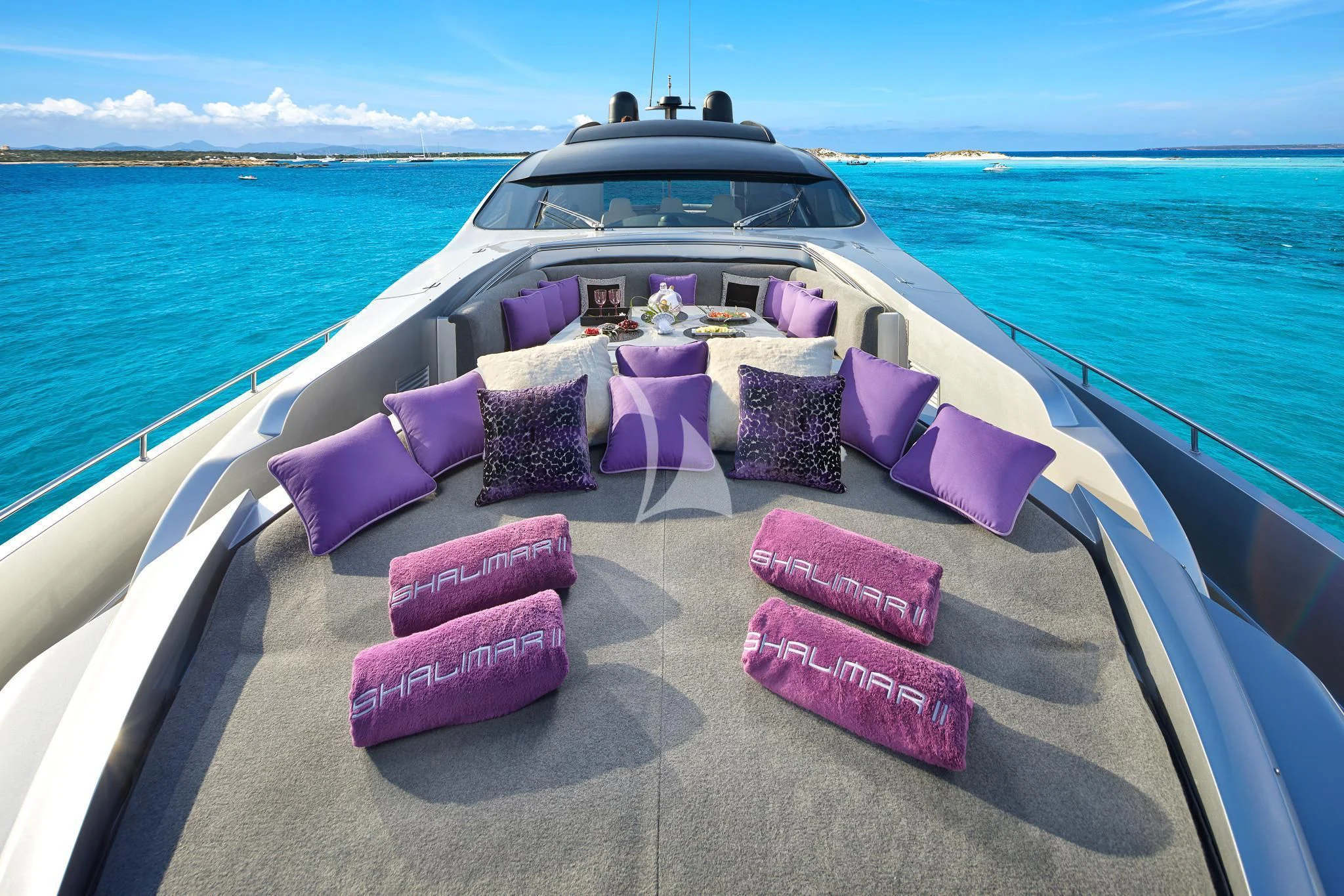 a boat on the water aboard XAMAN Yacht for Sale