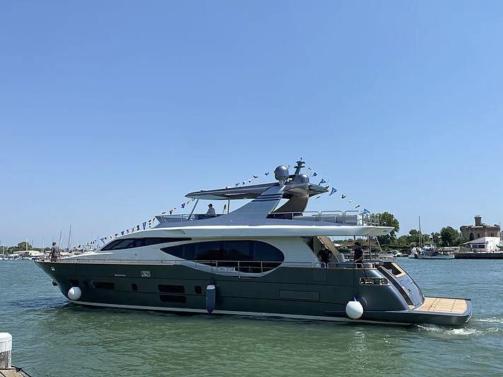 a boat on the water aboard PASSION VI Yacht for Sale