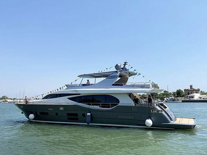 a boat on the water aboard PASSION VI Yacht for Sale