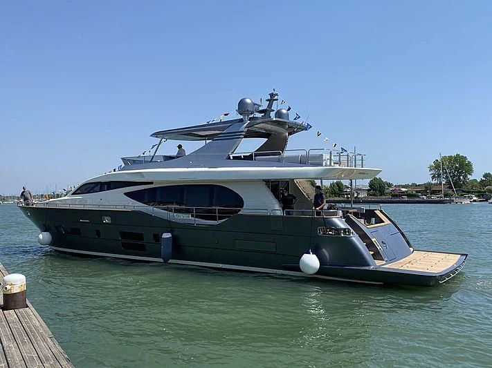 a boat on the water aboard PASSION VI Yacht for Sale