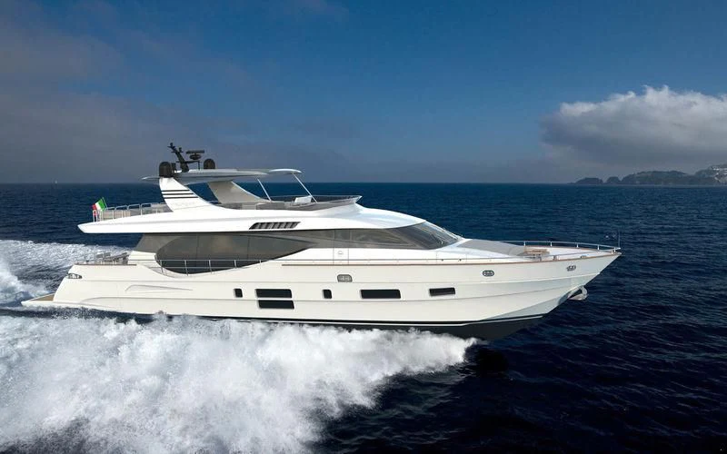a boat on the water aboard PASSION VI Yacht for Sale