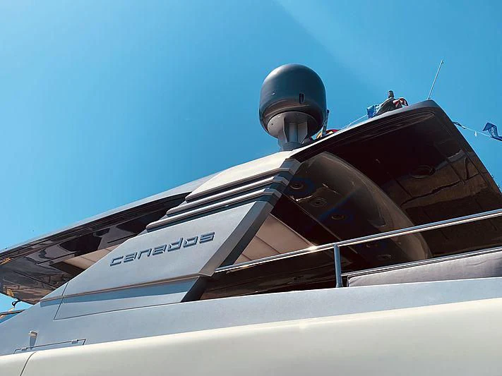 a close-up of a boat aboard PASSION VI Yacht for Sale