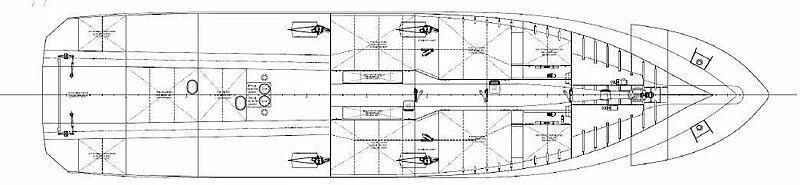 diagram, engineering drawing aboard JUANKY Yacht for Sale