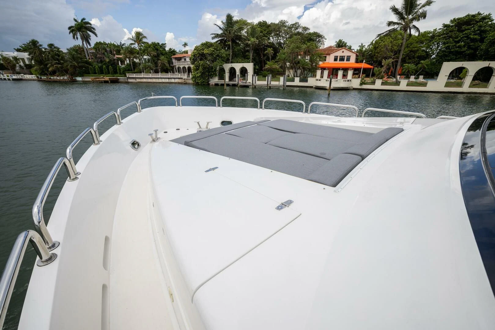 a boat on the water aboard OCEAN 1 Yacht for Sale