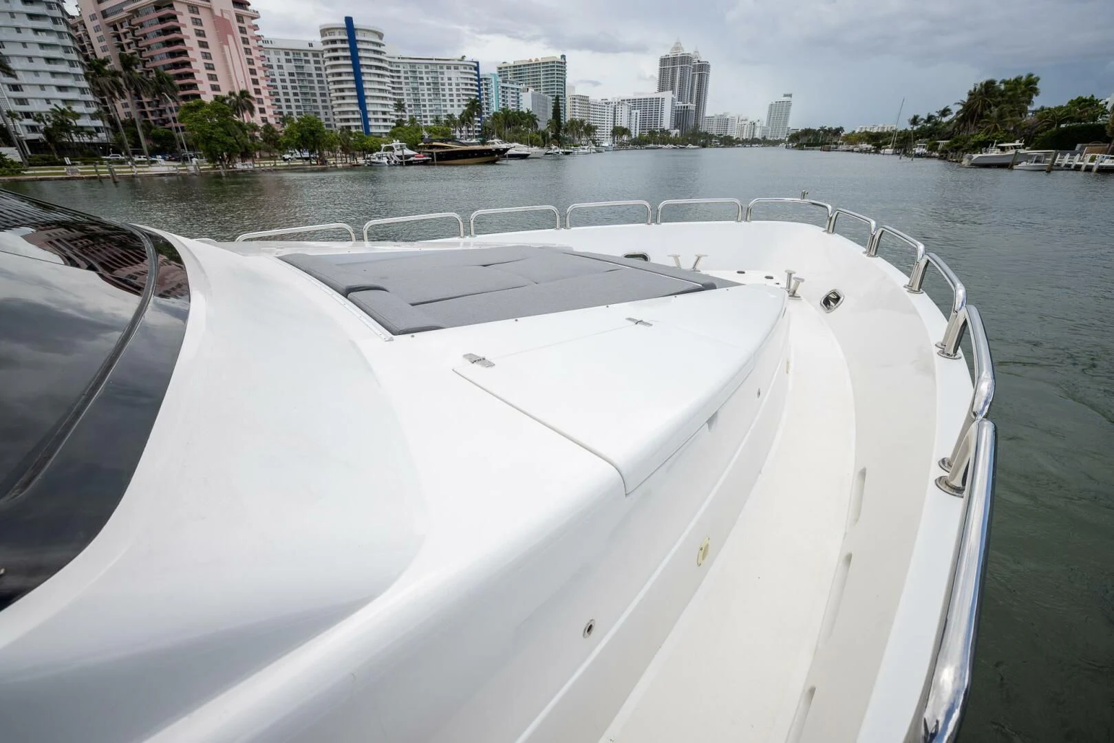 a boat on the water aboard OCEAN 1 Yacht for Sale