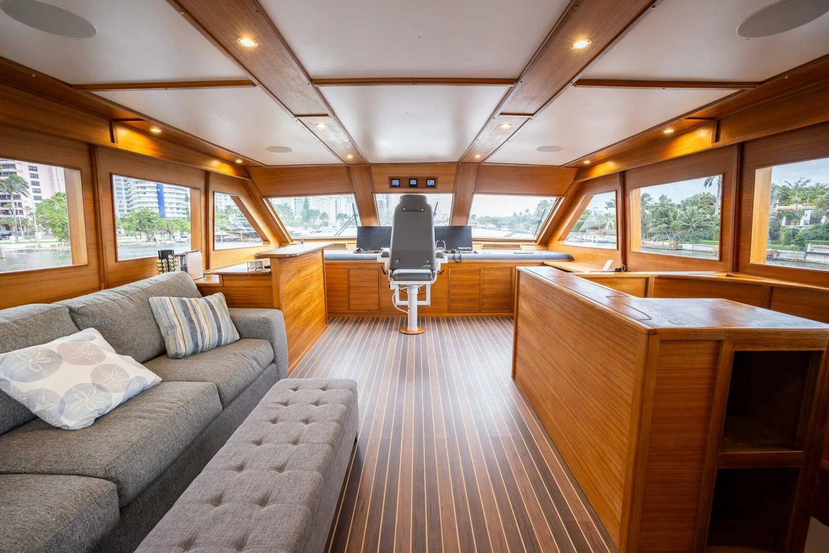 inside of a cabin aboard OCEAN 1 Yacht for Sale