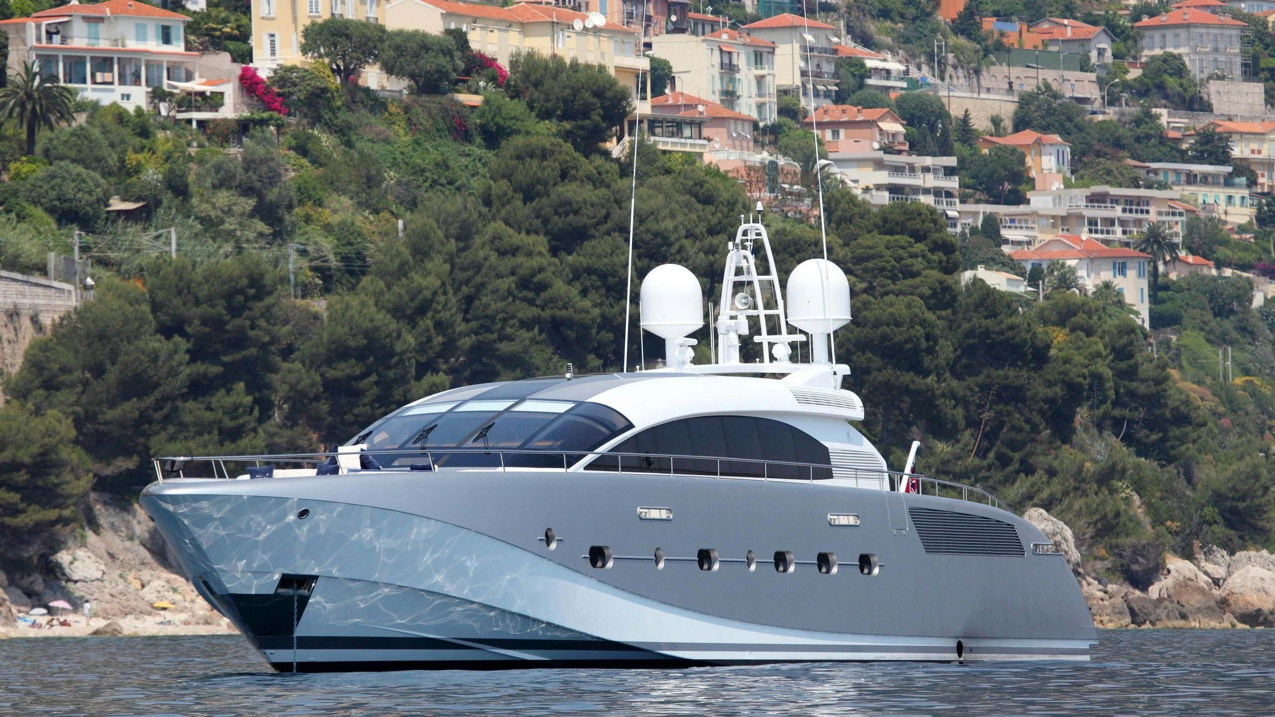 a boat on the water aboard KESTREL Yacht for Sale